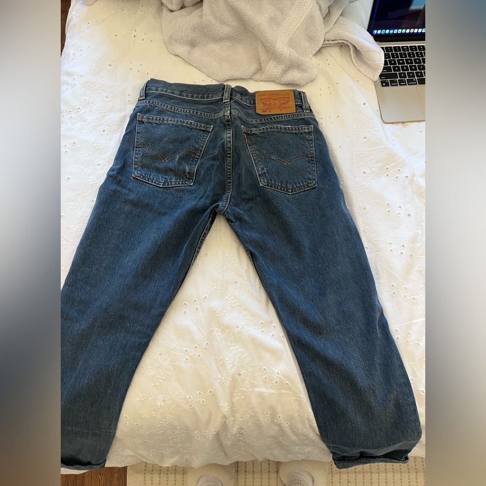 Levi Strauss & CO. Jeans, dark blue, low waist.